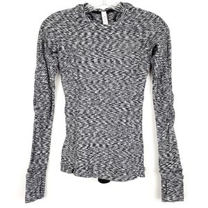 Lululemon Long Sleeve Crew Neck Athletic Top Sz 2